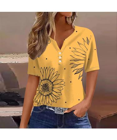 biJerou Women's V-Neck Short Sleeve T-Shirt | Elegant Fashion Casual Top for Ladies - International Shipping Available - Buy Online on GoSupps.com