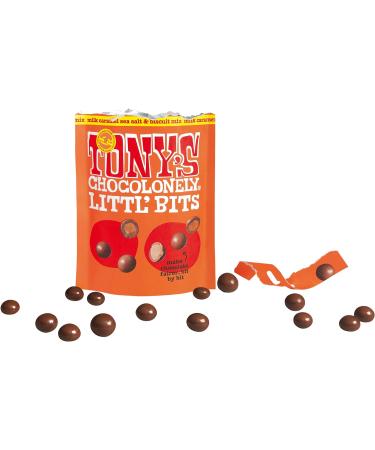 Tony's Chocolonely Mini Milk Caramel Sea Salt Chocolate Balls - 100g Sharing Box Snacks - Buy Online on GoSupps.com