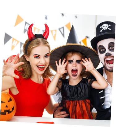 Didiseaon Red Led Devil Horn Headband Novelty Devil Horns Hairband Flashing Demon Hair Hoop Luminous Ox Horns Devil Costume for Halloween Fancy Dress Cosplay - Buy Online on GoSupps.com