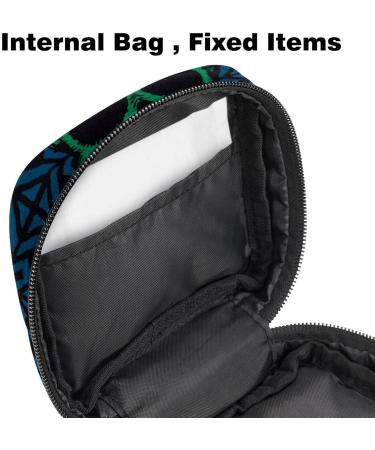 Womens Binding-Up Bags | Totenkopf Tampon Storage Bag with Zip Pockets | Stylish & Practical Menstrual Tied Bags - Multi03 - Buy Online on GoSupps.com