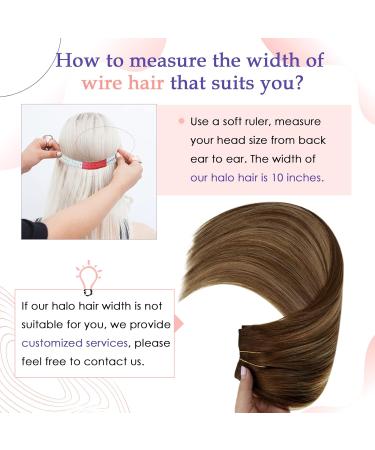 Buy Vivien Wire Extensions - Real Remy Hair Balayage Chocolate Brown & Caramel Blonde #4/27/4 | 30cm 80g - Buy Online on GoSupps.com