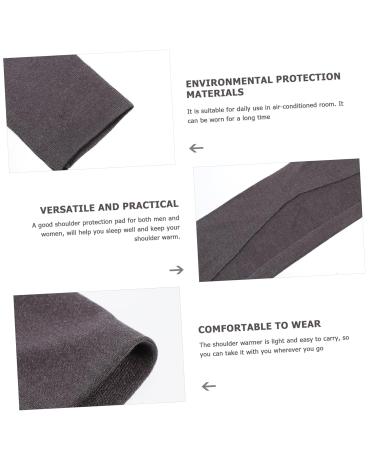 Mobestech Cotton Shoulder Pads & Covers for Men and Women - Dark Gray Neck Heating Pad & Cushion - Comfortable Shoulder Guard for Dresses - Buy Online on GoSupps.com