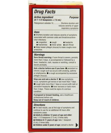 Buy Nature's Way Umcka Cold Care Cherry Syrup 4 oz - Soothing Relief for Colds & Coughs - International Shipping Available - Buy Online on GoSupps.com