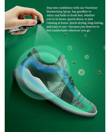 Foot Deodorant Spray Shoe Odor Spray Prevent Stinky Feet Non Pungent Fragrance Anti-Sweat Moisturize Skin Relieve Dry Removal Spray Foot Care - Buy Online on GoSupps.com