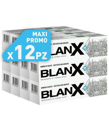 BlanX Classic Whitening Toothpaste - 100% Natural Arctic Lichen 75ml 12 Pack - Brighten Your Smile Naturally - Buy Online on GoSupps.com