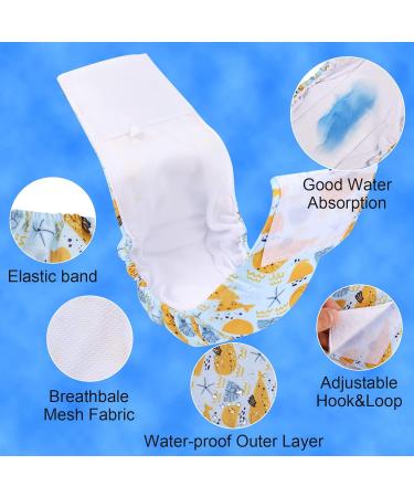 Czemo Washable Dog Diapers for Male & Female Dogs | Reusable Incontinence Pads | Pack of 3 - Ultimate Comfort & Protection - Buy Online on GoSupps.com