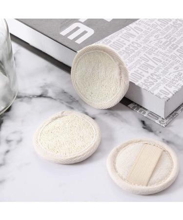 10-Part Natural Luffa Sponge Pads for Face Peeling & Cleansing - Perfect for Spa & Shower - Buy Online on GoSupps.com