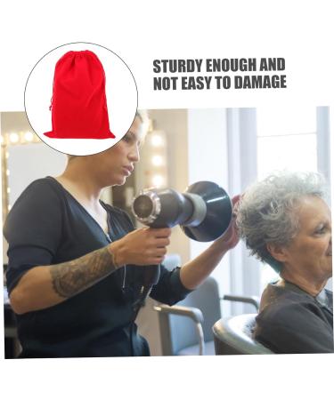 Healeved 3pcs Hair Dryer Storage Bag Dustproof Hair Dryer Bags Hair Blower Bags Travel Blow Dryer Red Flannel - Buy Online on GoSupps.com