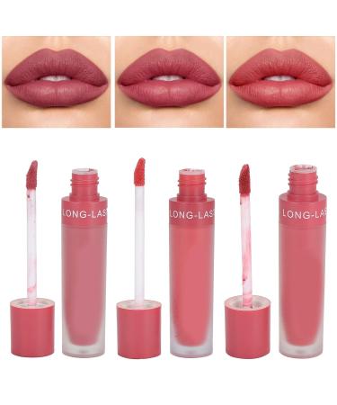 Buy ZJchao 3pcs Matte Liquid Lipstick Set - Long Lasting Waterproof Lip Gloss Gift for Girls & Women - International Shipping Available - Buy Online on GoSupps.com