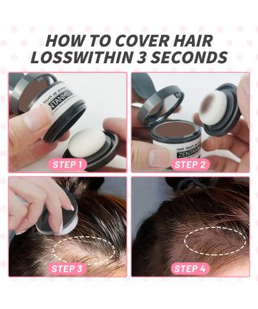 Root Touch Up Powder for Thinning Hair & Receding Hairline - Conceals Hair Loss & Thin Hair for Men & Women (Auburn) | International Shipping Available - Buy Online on GoSupps.com