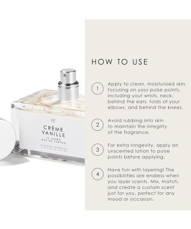 Le Monde Gourmand Le Jumbo Cr me Vanille Eau de Parfum - 2.5 fl oz (75 ml) - Vanilla Jasmine Amber Fragrance Notes Cr me Vanille 2.5 Fl Oz (Pack of 1) - Buy Online on GoSupps.com