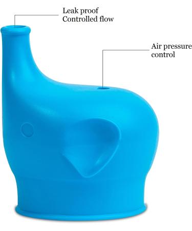 Silicone Sippy Cup Lids - Spill & Leak Proof Soft Spout for Babies, Toddlers, and Kids - Multicolor - Fits Cups 2.17-2.96 in Diameter - Buy Online on GoSupps.com