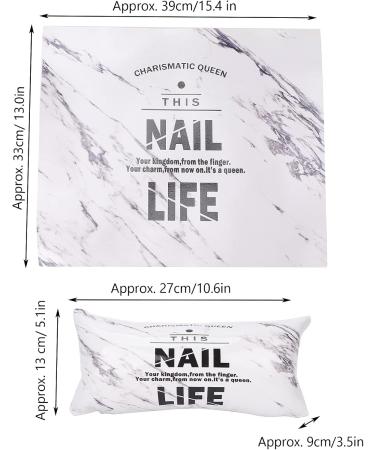 Nail Art Rest Pad Stylish Appearance Nail Rest Cushion Set Convenient Disassembly for Household for Nail Schools for Nail Salons - Buy Online on GoSupps.com