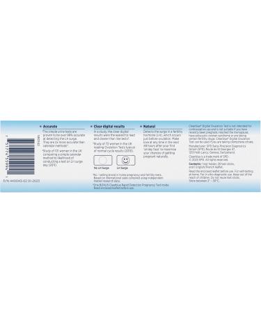 Clearblue Digital Ovulation Test Predictor Kit Plus Bonus Rapid Detection Pregnancy Test 20 Ovulation Tests & 1 Pregnancy Test 20 Count (Pack of 1) - Buy Online on GoSupps.com