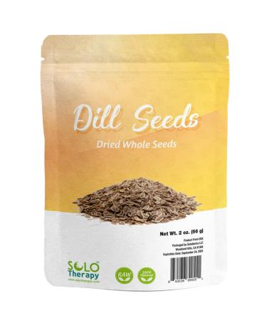 Dill Seeds 2 oz. Dill Dried Whole Seeds for pickling, soups, vegetables, Salads, Pasta, Resealable Bag