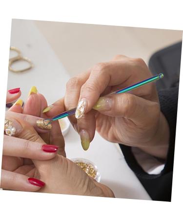 KALLORY Nail Trimmer Nail Care Tools Nail Scraper Metal Cuticle Pusher Cuticle Pusher Set Stainless Triangle Nail Polish Remover Tool (4 Pieces Silver) Pedicure Tools Nail Trimmers Blue - Buy Online on GoSupps.com