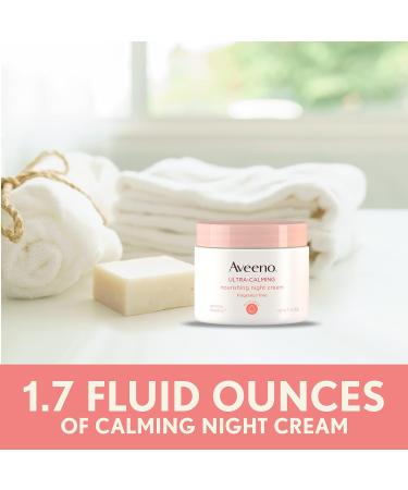 Aveeno Ultra-Calming Night Cream for Dry Sensitive Skin - 1.7 oz (Pack of 3) - Buy Online on GoSupps.com