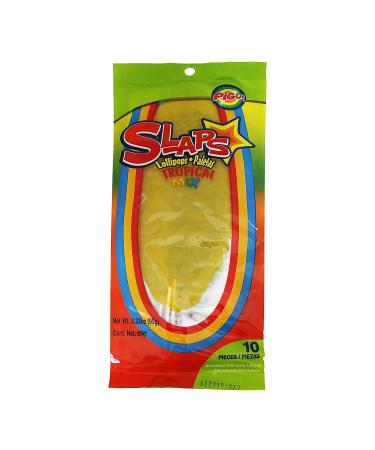 Mexican Slaps Lollipop Candy Mega Bundle - 50 Pieces, 5 Tropical Flavors: Watermelon, Mango, Green Apple, and Blue Tamarind - TikTok Inspired - Buy Online on GoSupps.com
