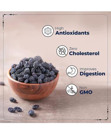 Nature Connect Afghani Seedless Black Raisins 200gms | Kali Kismis | Healthy Dry Fruit Dried Kishmish Seeds_Packing May Vary - Buy Online on GoSupps.com