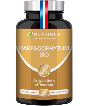HARPAGOPHYTUM - Joint and Cartilage Strengthening - Relieves Joint Pain Protects the Liver and Facilitates Digestion - 1200 mg - 90 Vegan Capsules - Nutrimea - Made in France