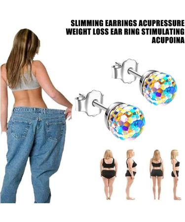 Magnetic Slimming Earrings Magnetic Ear Ornament Acupressure Weight Loss Earring Stimulating Acupoina Zunis Acupressure Earrings For Weight Loss Lymph Drainage Earrings Gifts 2pair - Buy Online on GoSupps.com