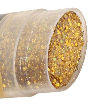 Gold Holographic Body Glitter Stick - Face & Hair Glitter Gel Makeup | Sparkling Sequins 0.6oz - Easy Application for Eyes & Lips - Buy Online on GoSupps.com