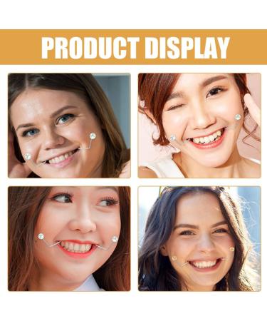 VILLCASE Appareils Fossettes pour Femmes 2 Pi ces Petite Taille Portable Entra nement Facial Visage Ton Bleu Ciel et Dor Clair Usage Quotidien - Buy Online on GoSupps.com
