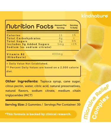 Kind Nature Migraine Relief Power Duo: B2 & Magnesium Gummies Bundle - Buy Online on GoSupps.com