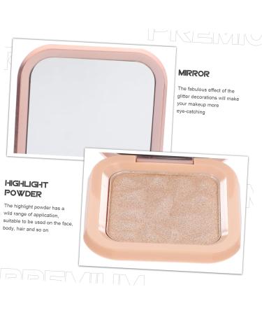 FOMIYES Highlighters Highlighter Makeup Powder Highlight Powder Women Makeup Pan High Disc Miss Body Ginger - Buy Online on GoSupps.com