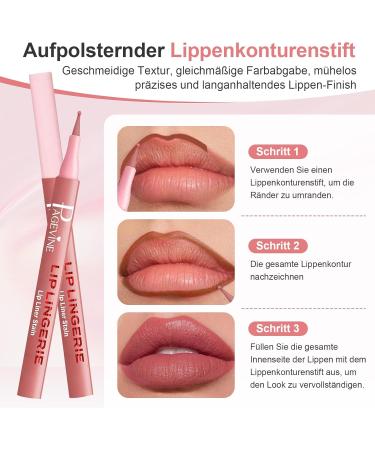 Maquillage professionnel pour les l vres - Le sculptant nude - Crayon de lingerie pour les l vres - Kit s r pour les taches de maquillage naturelles - Buy Online on GoSupps.com