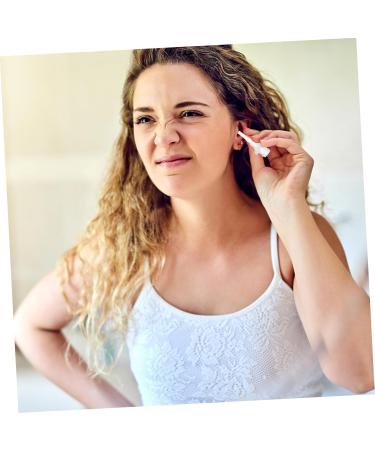 FOYTOKI 100pcs Ear Washer Disposable Tips Set Ear Wax Cleaning Tool for Effective Compatible Systems for Home and Travel Use - Buy Online on GoSupps.com