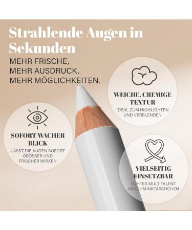  Egypt-Wonder EGYPT-WONDER Kajal Kohl White Eye Liner with Inner Lid Vitamin E - Buy Online on GoSupps.com