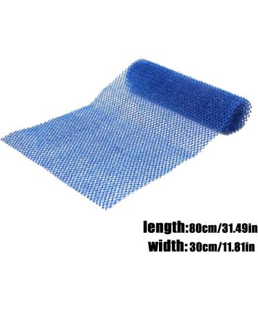 Body Wash Net Cleansing Bath Scrub Net Multifunctional Bath Shower Wash Cloth Skin Smoother Scrubber Net Polyester Scrubber Net Back Scrubber Sponge for Men Blue - Buy Online on GoSupps.com