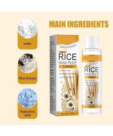 Hydrating Brightening Toner - Moisturizes Tightens Skin Minimizes Pores Soothes Dryness Leaves Skin Plump(3PCS) - Buy Online on GoSupps.com