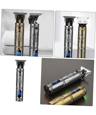 Beavorty 1 Set Oil Head Hair Clipper Zero Gap Trimmer Electric Barber Shears Oil Head Carving Trimmer Mustache Trimmer for Men Shaver for Men Hair Pusher Household Man Metal Haircut Set - Buy Online on GoSupps.com