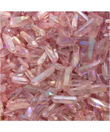 Natural Crystal Rough 50g Pink Titanium Aura Seed Quartz Crystal Stones Point Specimen Decoration Stones and Minerals Home Decoration ERTEYIN - Buy Online on GoSupps.com