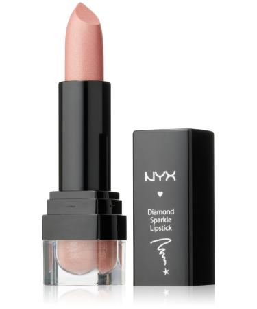 NYX PROFESSIONAL MAKEUP Diamond Sparkle Lipstick  Sparkling Flamingo  0.15 Oz