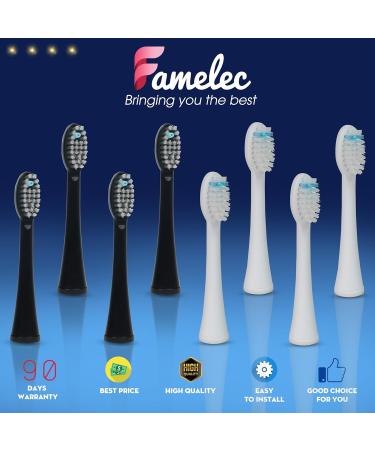 Waterpik Sonic Fusion 2.0 Replacement Flossing Electric Toothbrush Heads - SF-03 SF-04 Compatible with Water Flosser Combo - 8 Pack Mix Colors - Buy Online on GoSupps.com