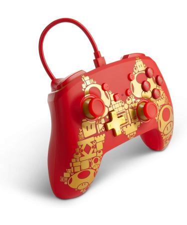 PowerA Enhanced Wired Controller for Nintendo Switch - Mario Gold M Gamepad - Buy Online on GoSupps.com