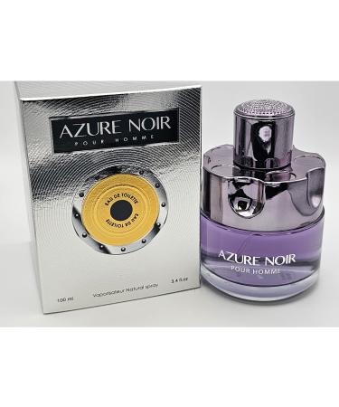Azure Noir & Azure Noir Intense 3.4 Ounce each + Free Oil 12ml EDT Men's Cologne Daywear Casual Daily Cologne Set FREE SAVAGE SPRAY 35ML AND OIL ROLL ON 12ML - Buy Online on GoSupps.com
