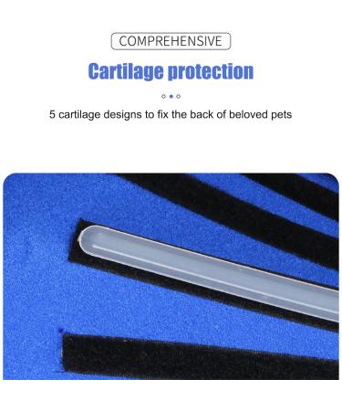 GUANGLU Dog Back Brace Support | Pet Back Bracer for IVDD | D-Ring and Reflective Strips Back Protector Support Helps Hurt Relief Dogs Back - Buy Online on GoSupps.com