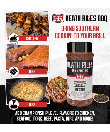 Heath Riles BBQ Barbecue Spices Beef Rub - Buy Online on GoSupps.com