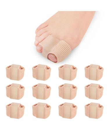 12 Pack Toe Spacers for Feet Women Men Toe Separators for Overlapping Toes Curled Toes and Correct Toe Alignment Bunion and Hammertoe Straighteners