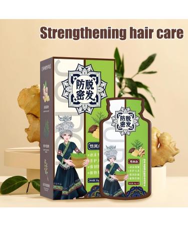 KEORHEZ Ginger Shampoo against hair loss 2 boxes Dense Hair Shampoo plant extract shampoo against hair loss effective prevention - Buy Online on GoSupps.com