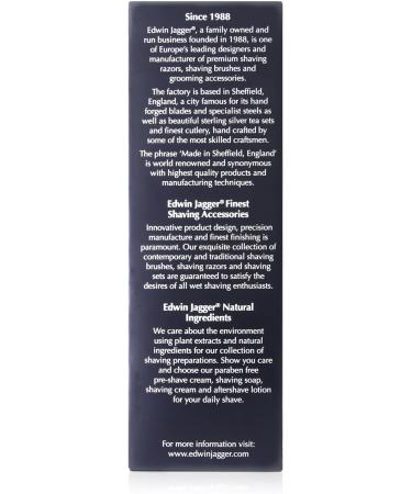 Edwin Jagger R357AMZ Classic MACH 3 Razor - Nickel-Plated Manual Shaving for Men & Women - Ivory Imitation Plastic Handle - Buy Online on GoSupps.com