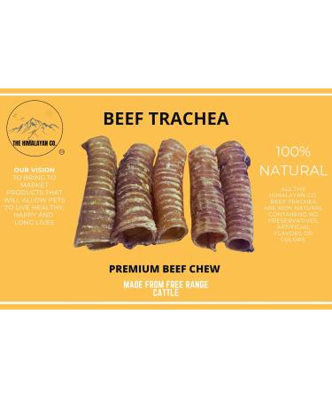 Beef Trachea Dog CHEW Treat - (4/6/12 INCH) Beef Trachea for Dogs - *(4 INCH 16 Pack)* - Single Ingredient Beef Treats - 100% Natural Free Range Beef - Dental CHEW 1 count (Pack of 16) - Buy Online on GoSupps.com