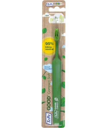 Tepe Good Compact Soft Toothbrush - Eco-Friendly Soft Bristles Compact Head 5 Pack for Gentle Cleaning - Buy Online on GoSupps.com