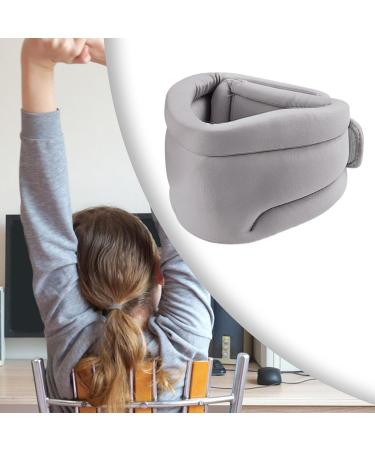 Colcolo Neck Support Brace with Foam Pillow Adjustable Cervicorrect Neck Support for Work & Sleep Gray - Buy Online on GoSupps.com
