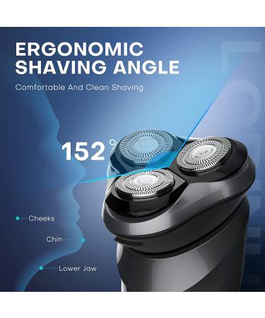 Lobinh Electric Shaver for Men - 100% Washable, Waterproof Razor with Pop-up Trimmer, Fast Charging, 4D Floating Head - LCD Power Indicator - PA188 - Buy Online on GoSupps.com
