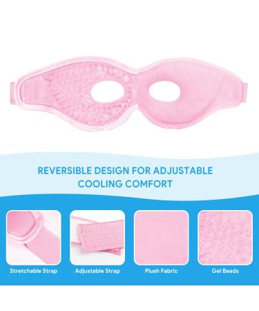 Clundoo Cooling Eye Mask - Reusable Gel Eye Mask for Dark Circles Swollen Eyes & Fatigue Relief | A-Rosa - Buy Online on GoSupps.com
